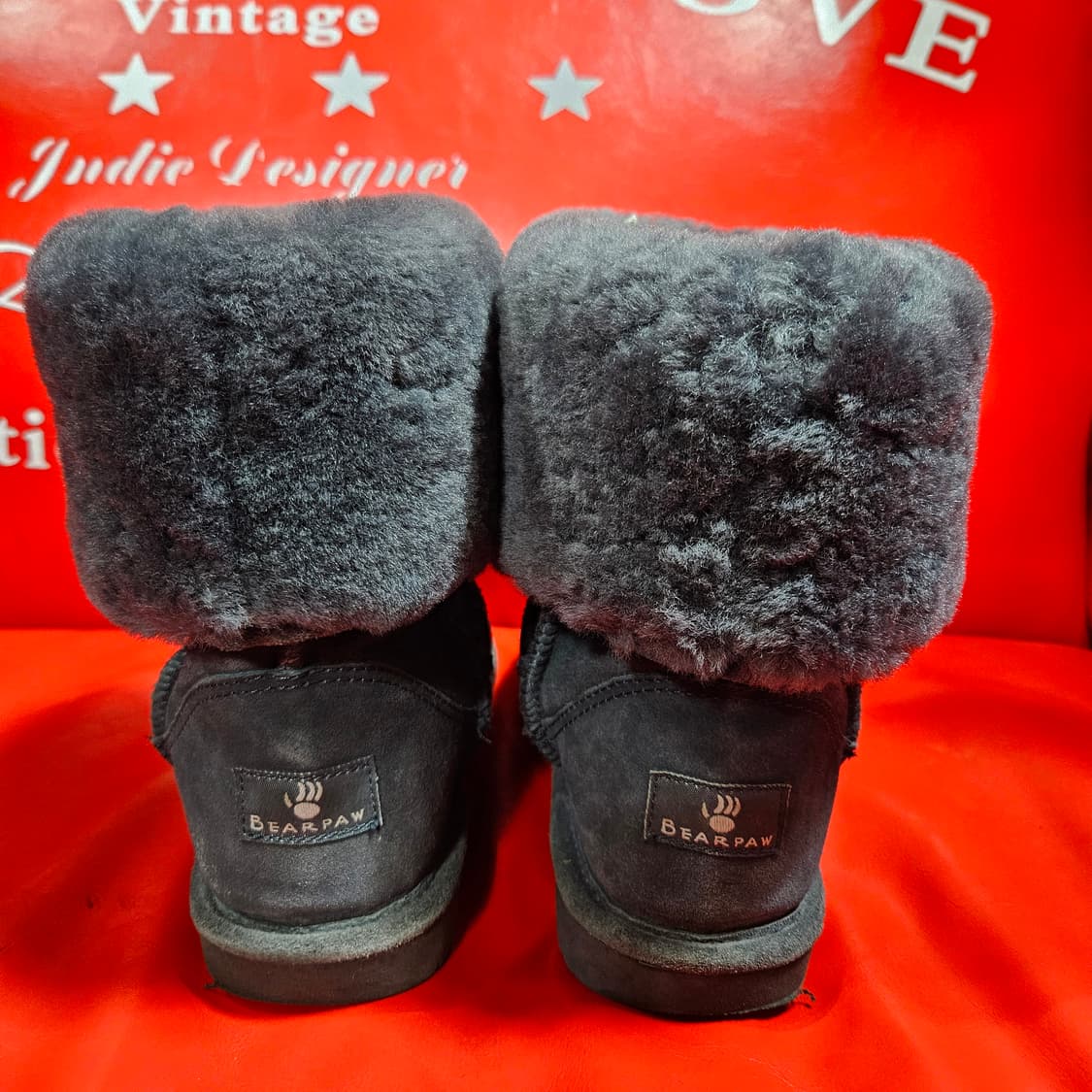 베어파우 나탈리아 차콜 퍼 부츠 38size 상품이미지4