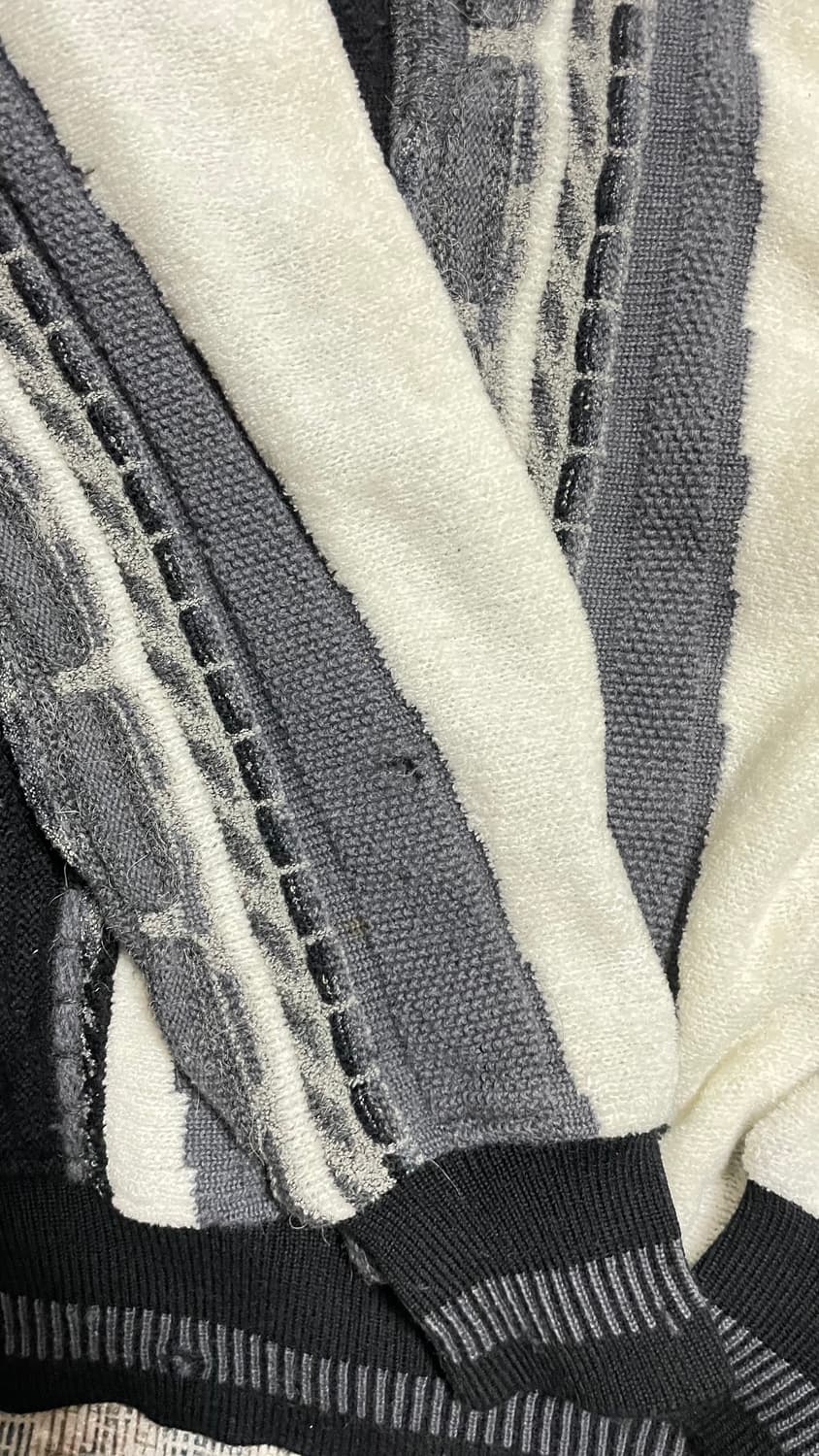 JPN 90s 일본 빈티지 하디에이미스 쿠지 스타일  케이블 니트 스웨터 상품이미지10