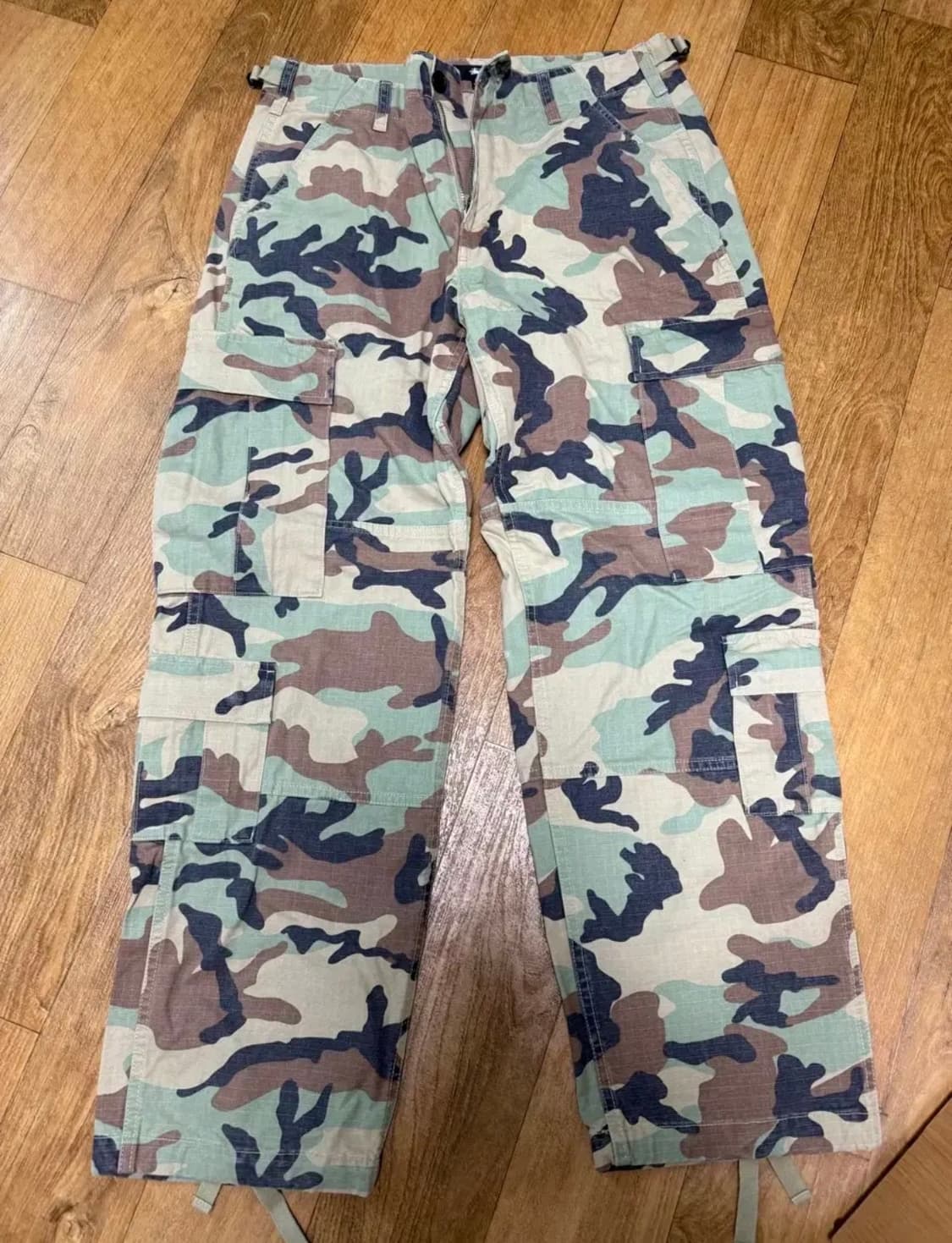 (30)스투시 립스탑 서플러스 카고 팬츠 카모 상품이미지1