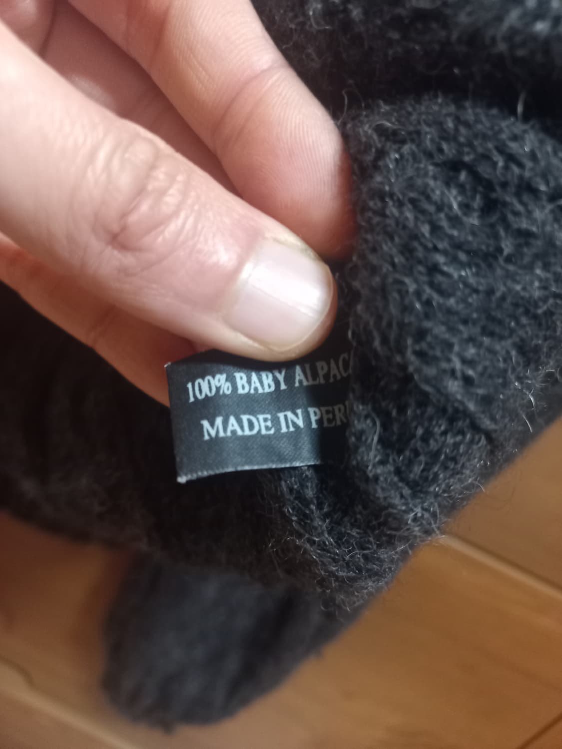 Alpaca111 케이블 니트 100-105 상품이미지3