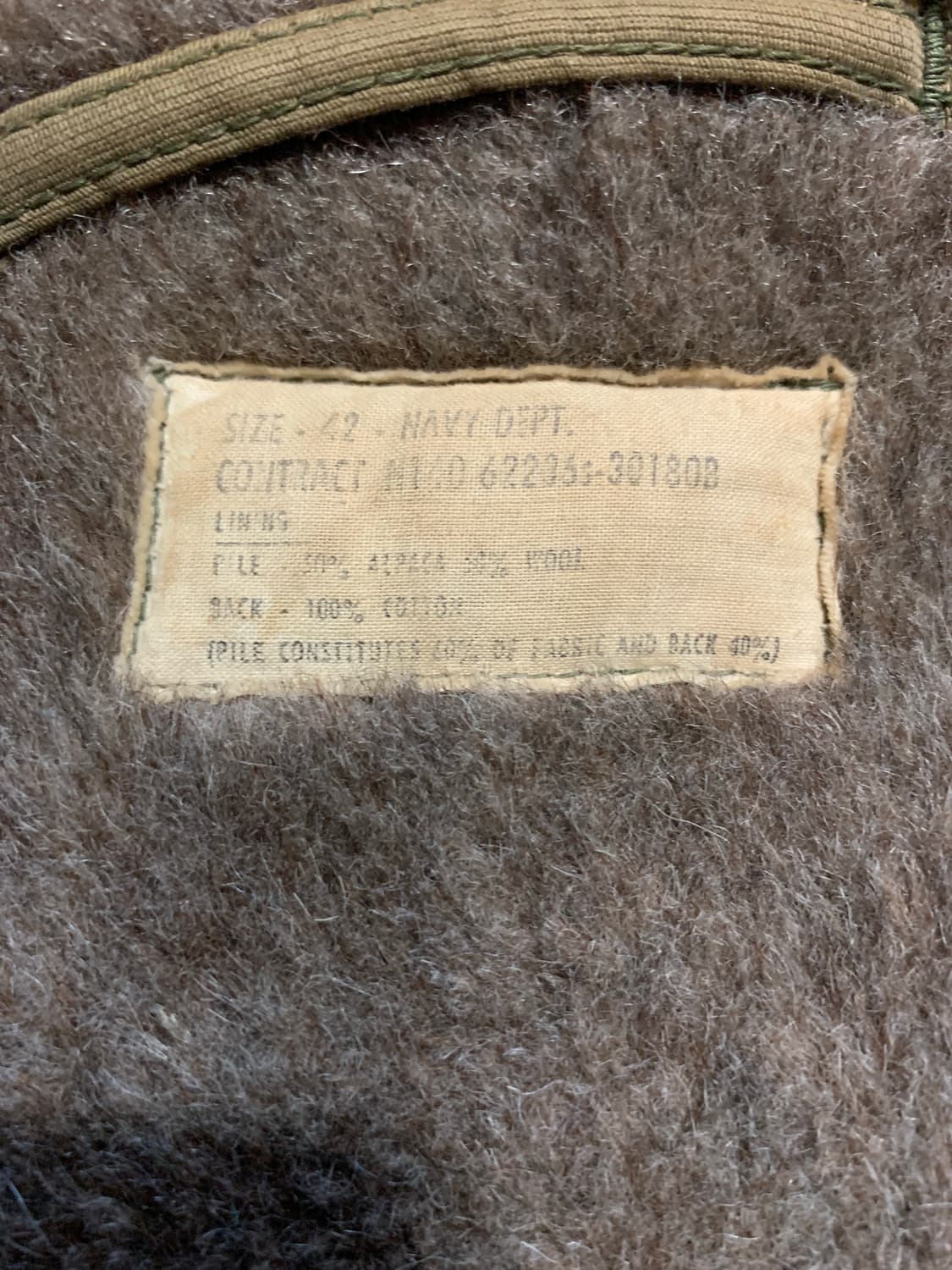 50s us navy n-1 deck jacket 42사이즈 상품이미지7