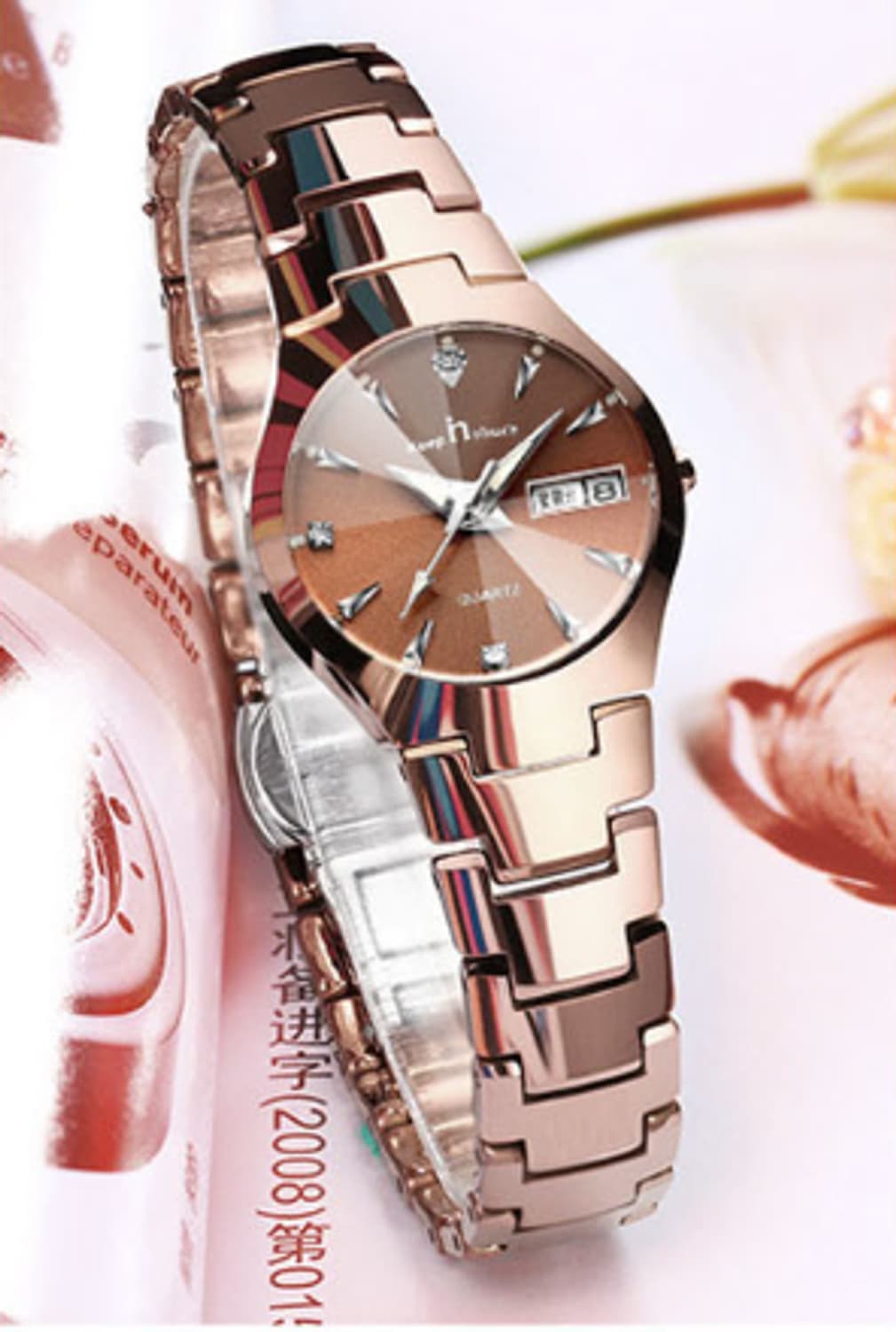 브라운 남자 방수 손목시계OC 판매 상품이미지3