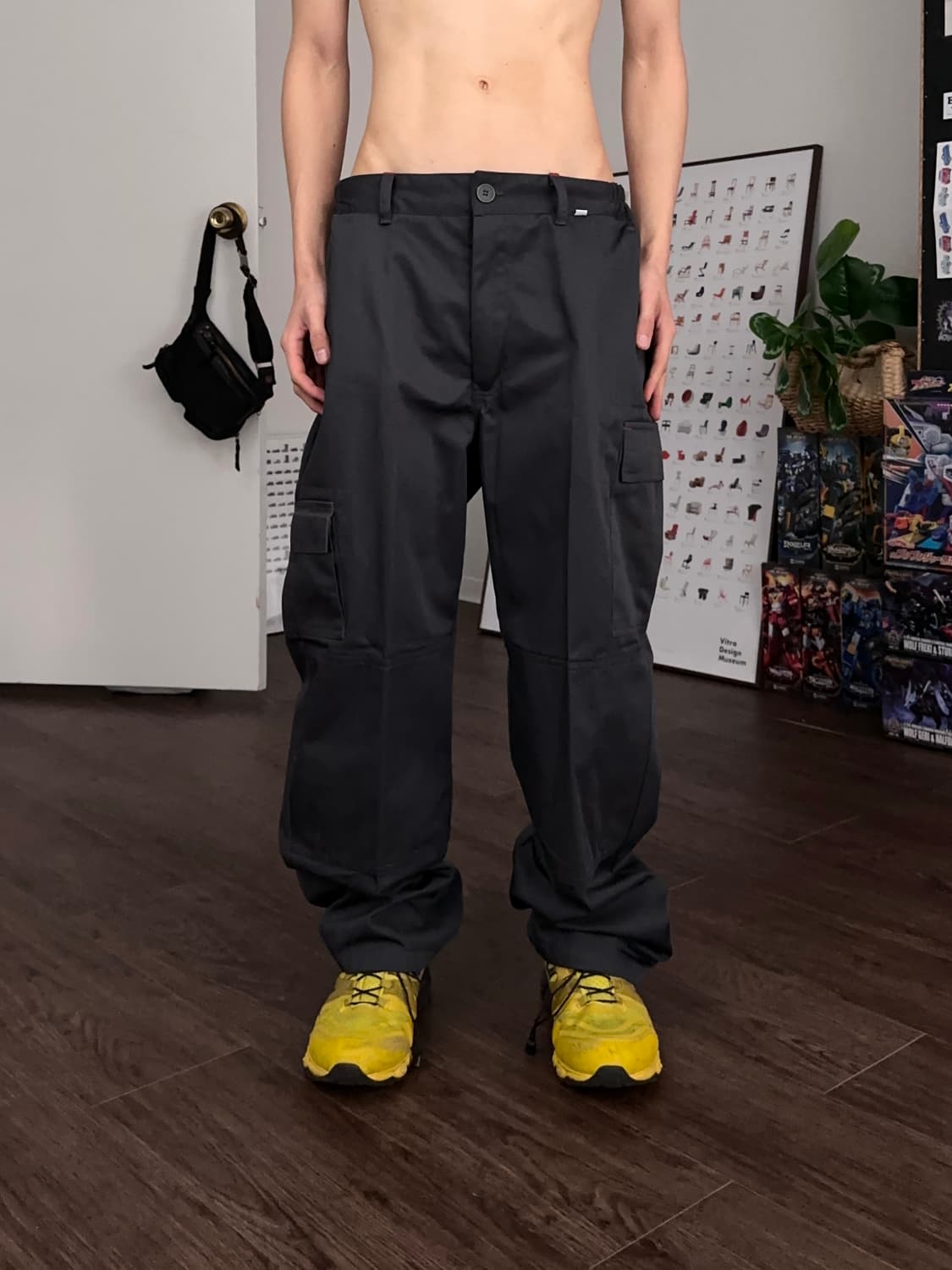 언밸런스 루즈 카고 트라우저 상품이미지6