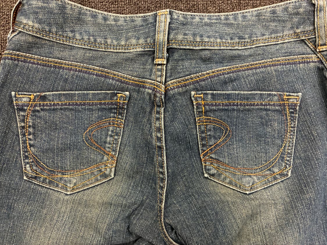 28)Japanese vintage 여성 로우라이즈 부츠컷 데님팬츠 상품이미지8