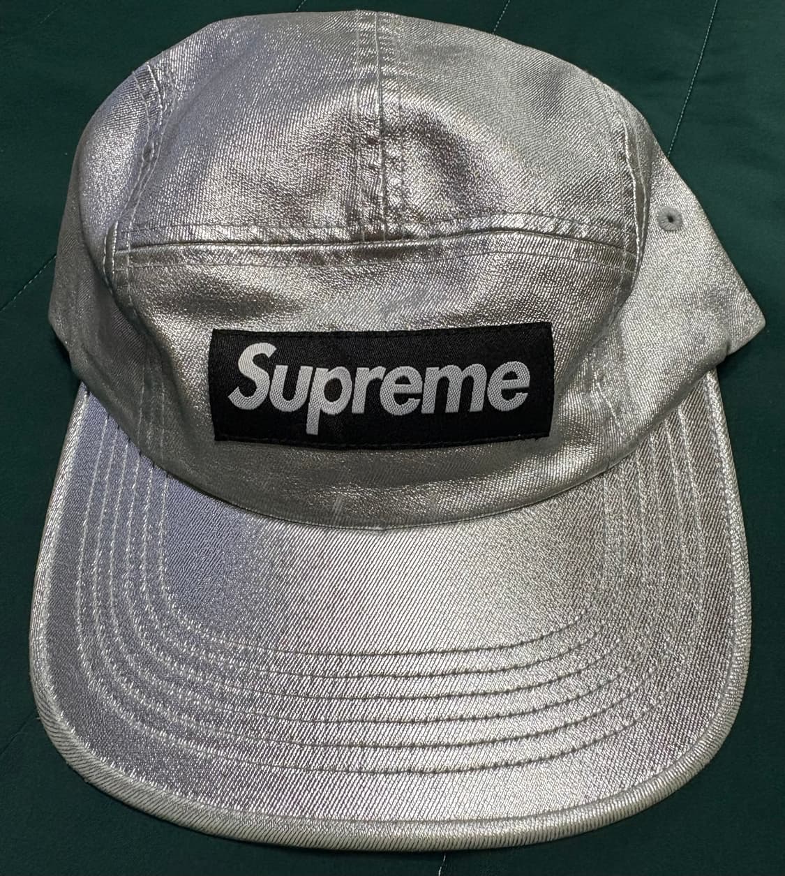 슈프림캠프캡 실버 25ss 상품이미지1