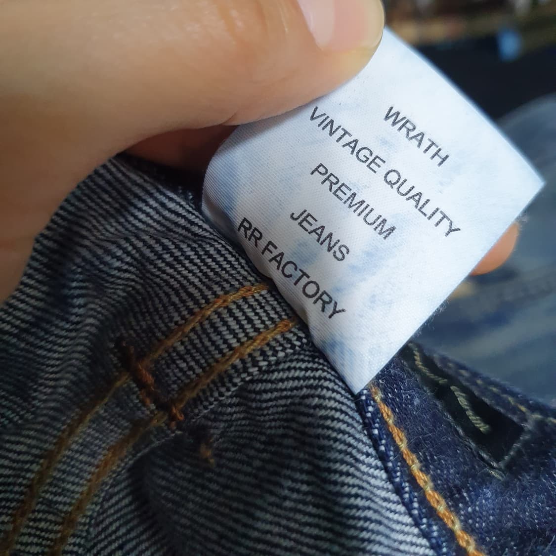 뤠쓰 셀비지 청바지 34 상품이미지9