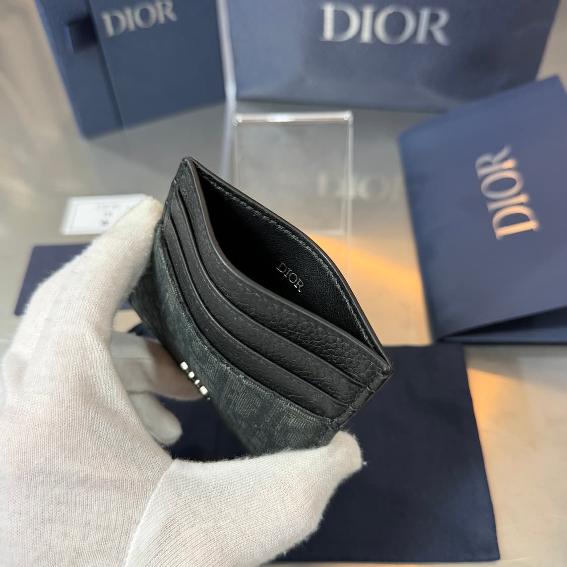 [리오브] 디올 오블리크 자카드 카드지갑 상품이미지4