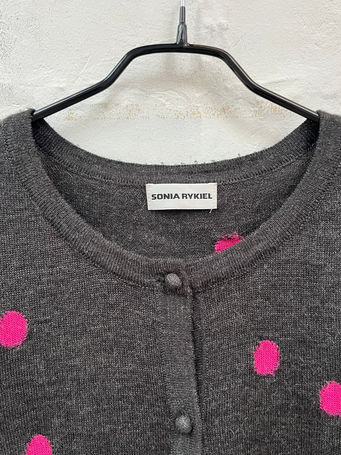 Sonia Rykiel 도트 가디건 M 상품이미지2