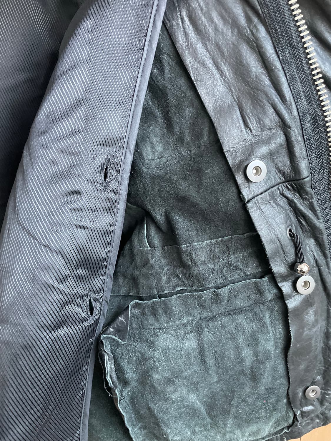 나노유니버스 레더 m65 자켓 상품이미지6