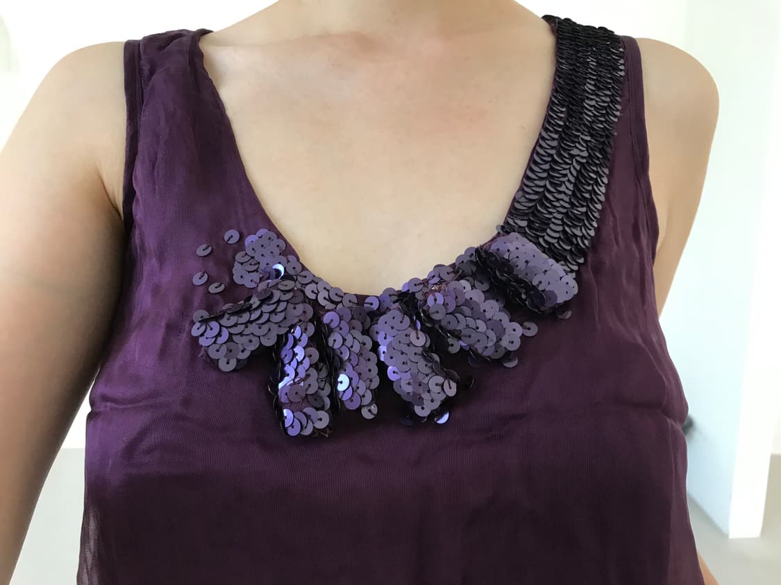 vintage purple sleeveless 상품이미지2