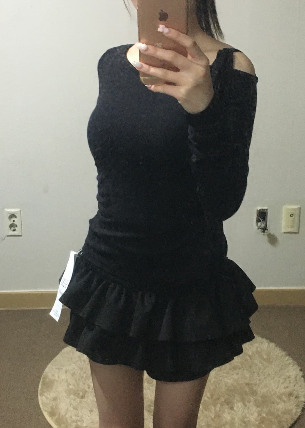 원숄더 트임 상의 상품이미지2