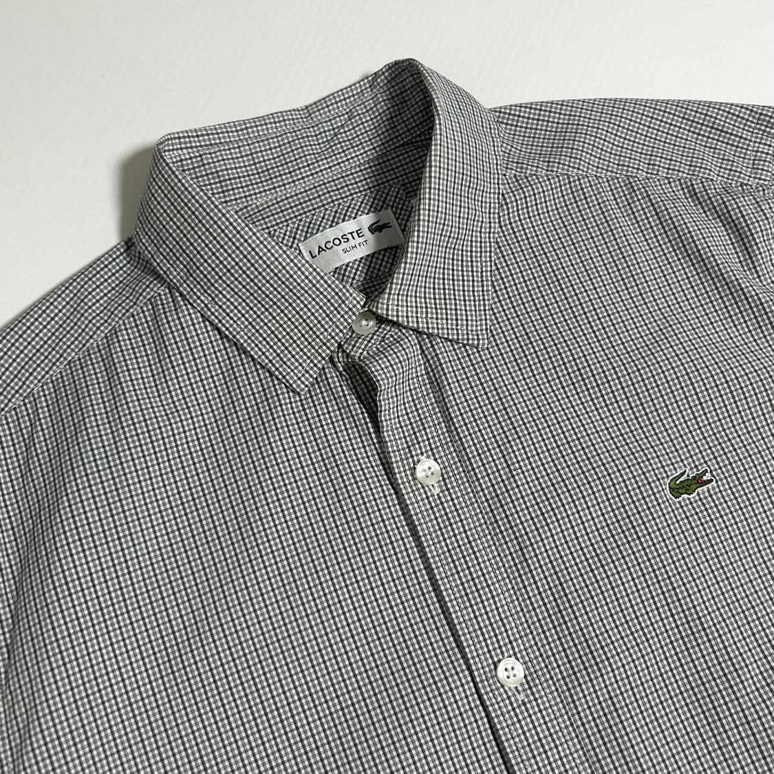 [M] Lacoste 라코스테 신형 체크셔츠 상품이미지3