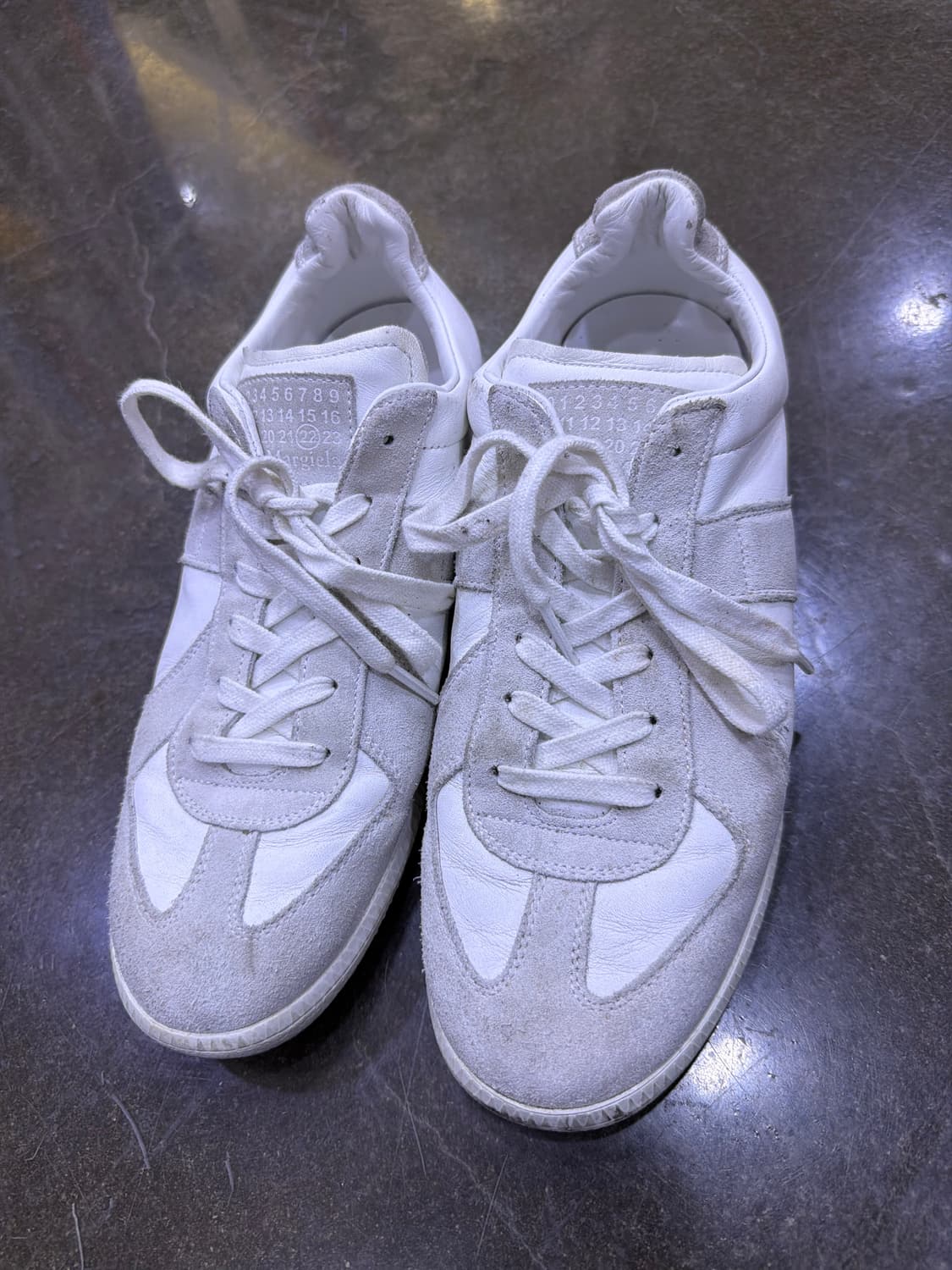 메종 마르지엘라 독일군 스니커즈 화이트 41.5 상품이미지2