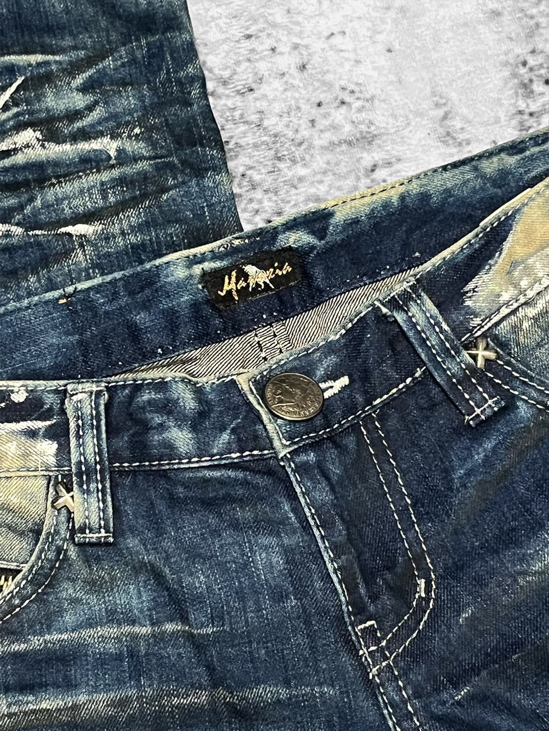 (maraxia) y2k punk detailed denim  상품이미지9
