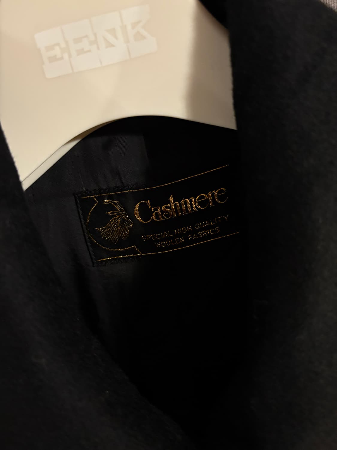 캐시미어 100% 블랙 코트 JAPAN 상품이미지2