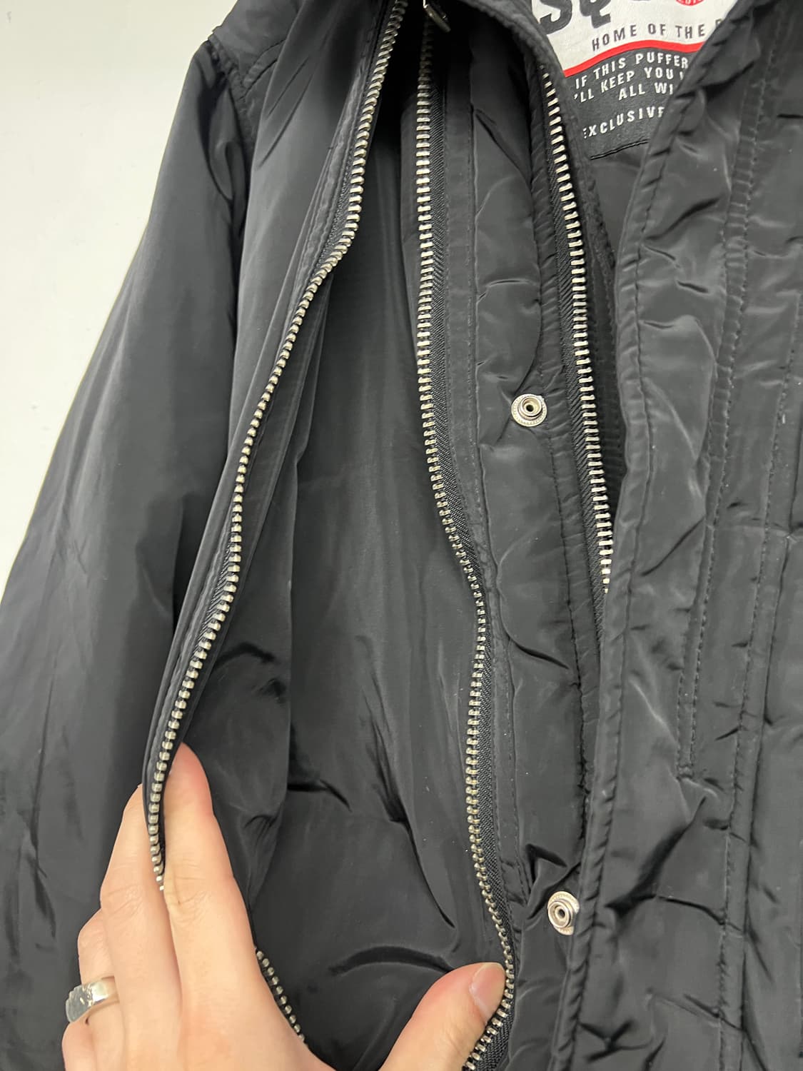 디스퀘어드 지퍼 레이어 푸퍼자켓 상품이미지4