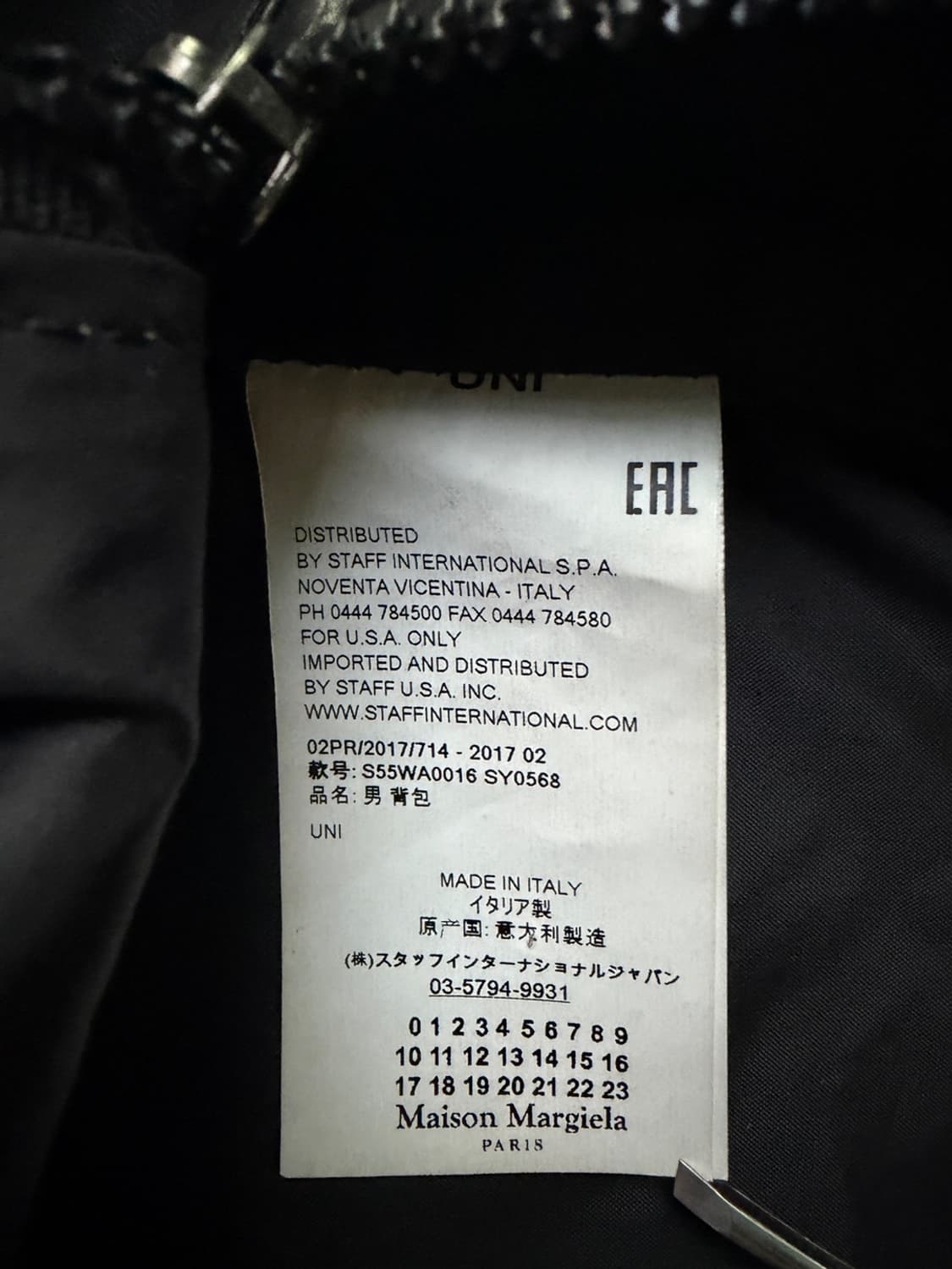 메종 마르지엘라 스티치 레더 백팩 블랙 가방 Maison Margiela 상품이미지7