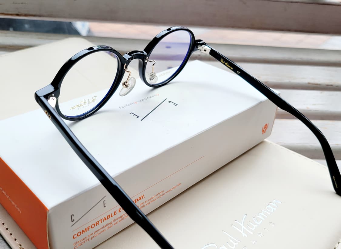 폴휴먼 투명 블랙뿔테 안경 PHS-5220A(김구스탈) 상품이미지7