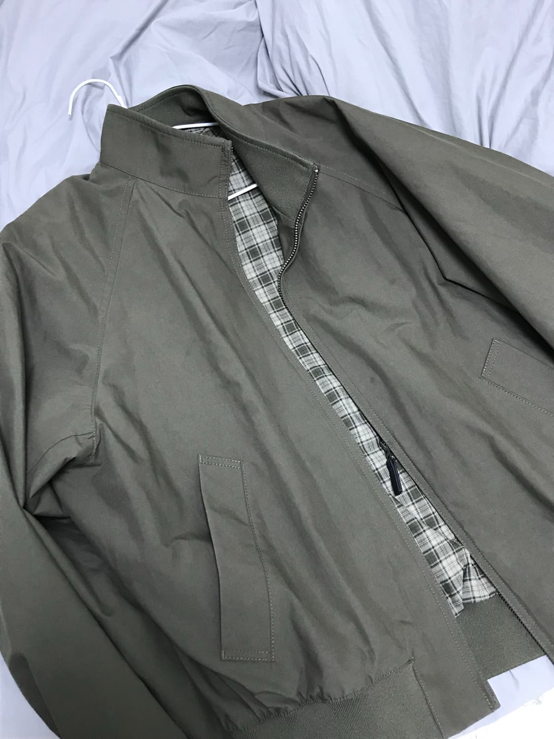 유니클로 헤링턴 자켓 올리브 S 상품이미지1