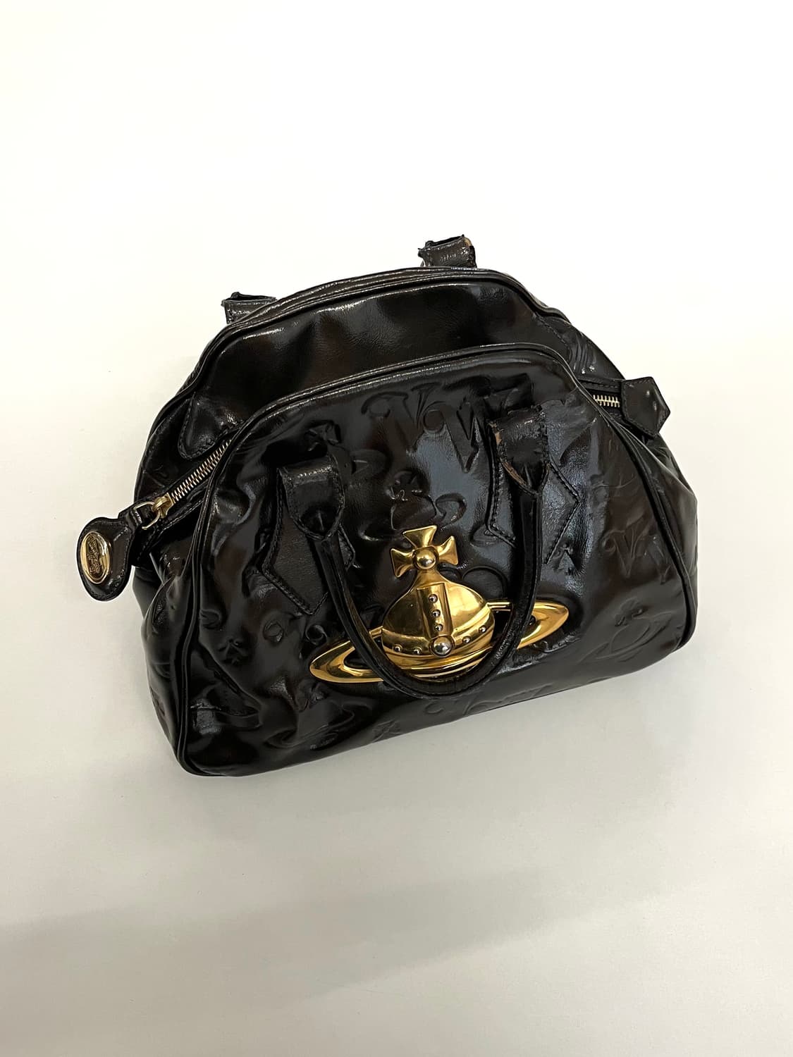 비비안웨스트우드 빅오알비 미니 페이던트 레더백 상품이미지3