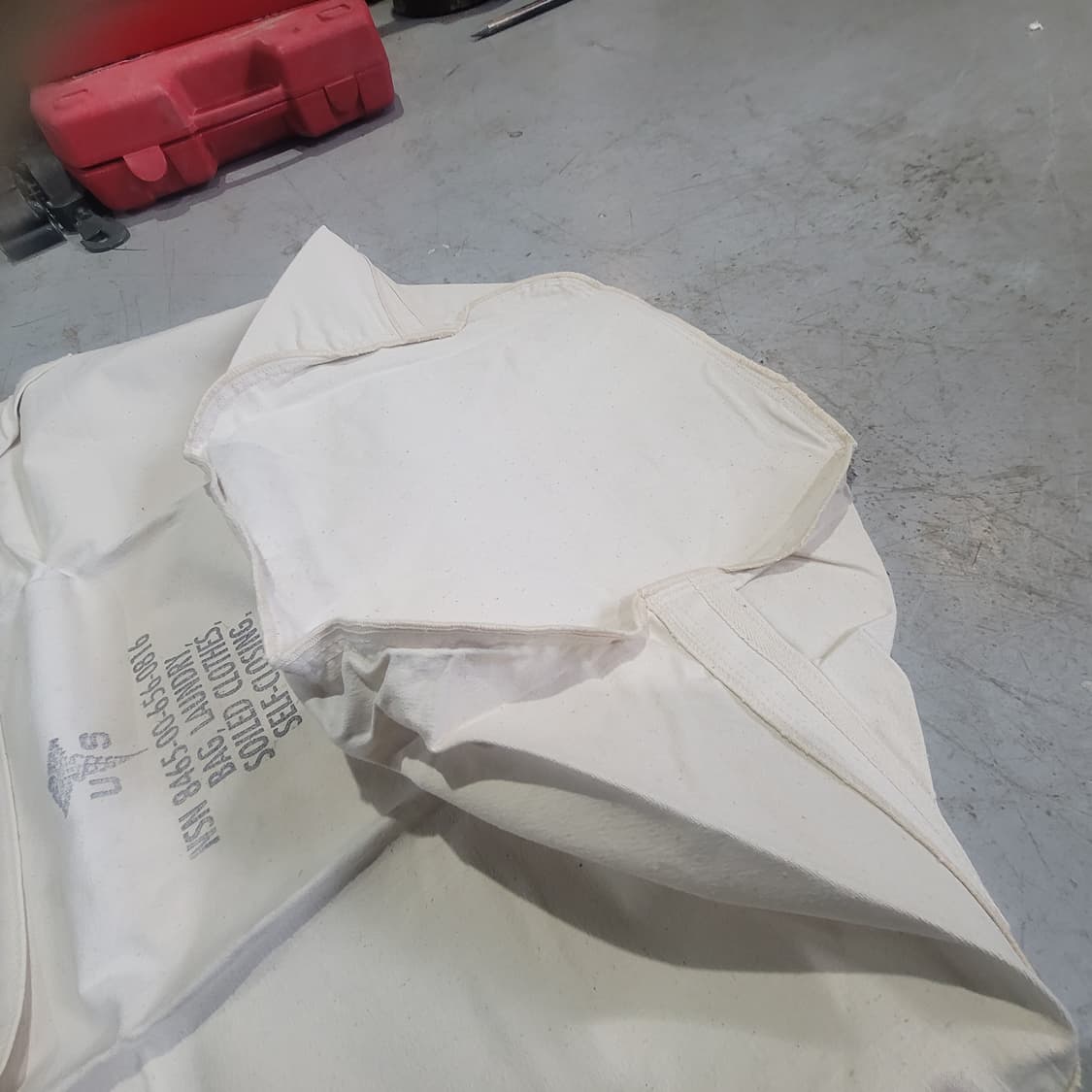 미군 빈티지 캔버스 세탁 가방 상품이미지8