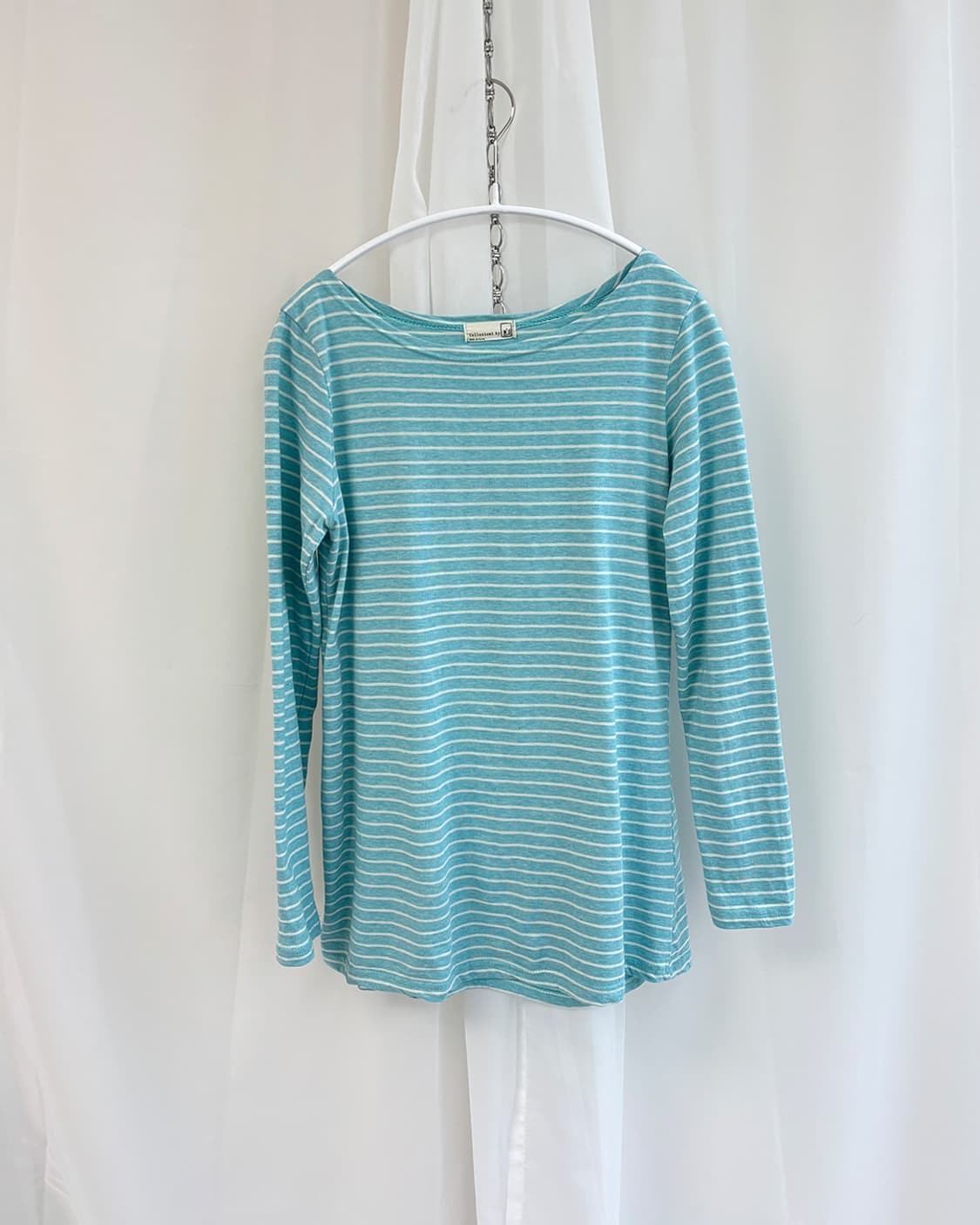 뽕따맛 스트라이프 긴팔 티 상품이미지1