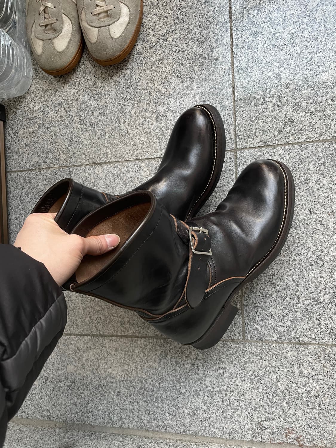 (265) 대퍼스 숏 엔지니어부츠 차심 말가죽(홀스벗) 상품이미지2