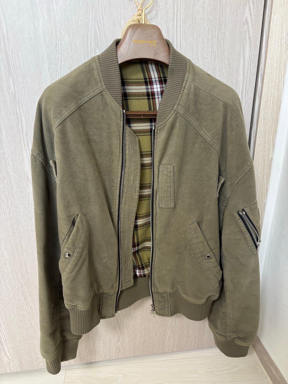 포커페이스 몰스킨 ma-1 올리브 48 상품이미지1