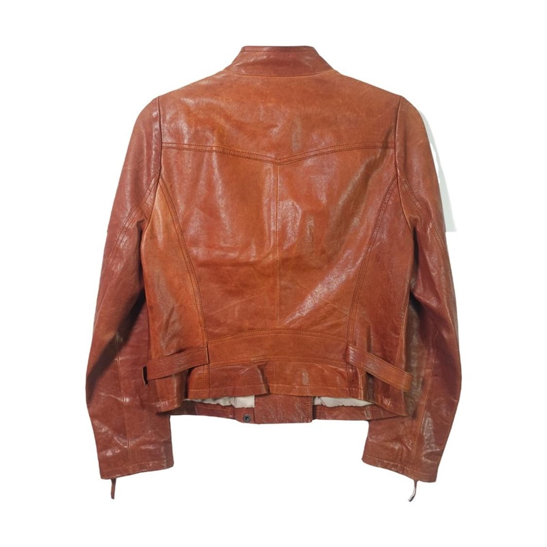 조이너스 레트로 브라운 레더 라이더 자켓 66 상품이미지2