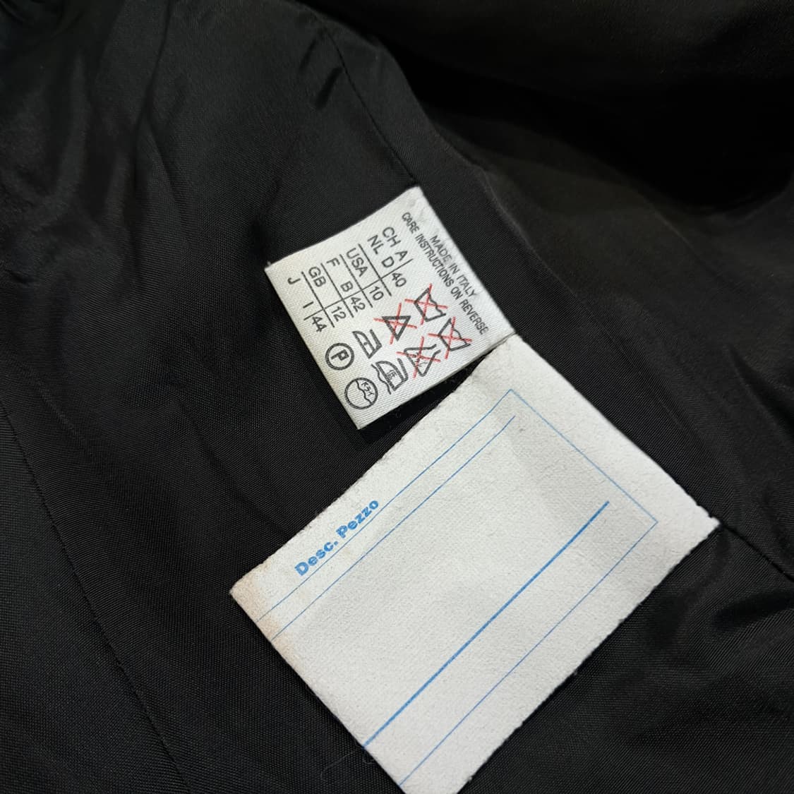 CL237 L 막스마라 90s 이태리판 울 싱글 블랙 자켓 아우터 상품이미지6