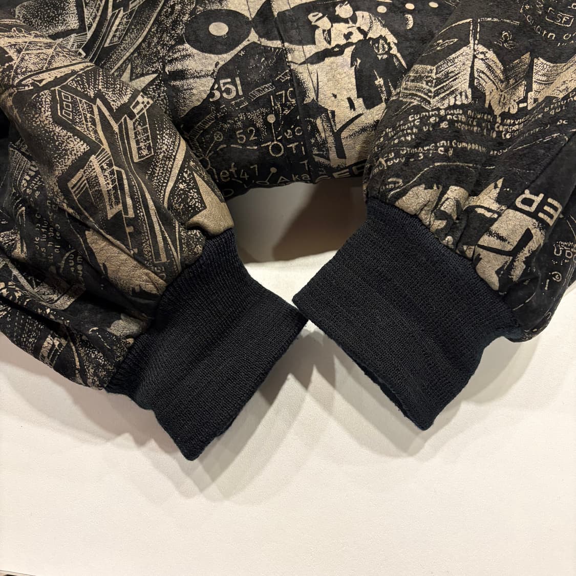 Maepsy vtg 빈티지 레더 집업 자켓 블랙 B645 상품이미지6