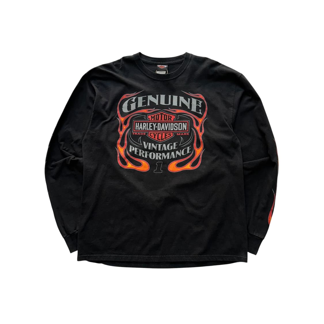 [105]할리 데이비슨 레드플레임 롱슬리브 상품이미지1