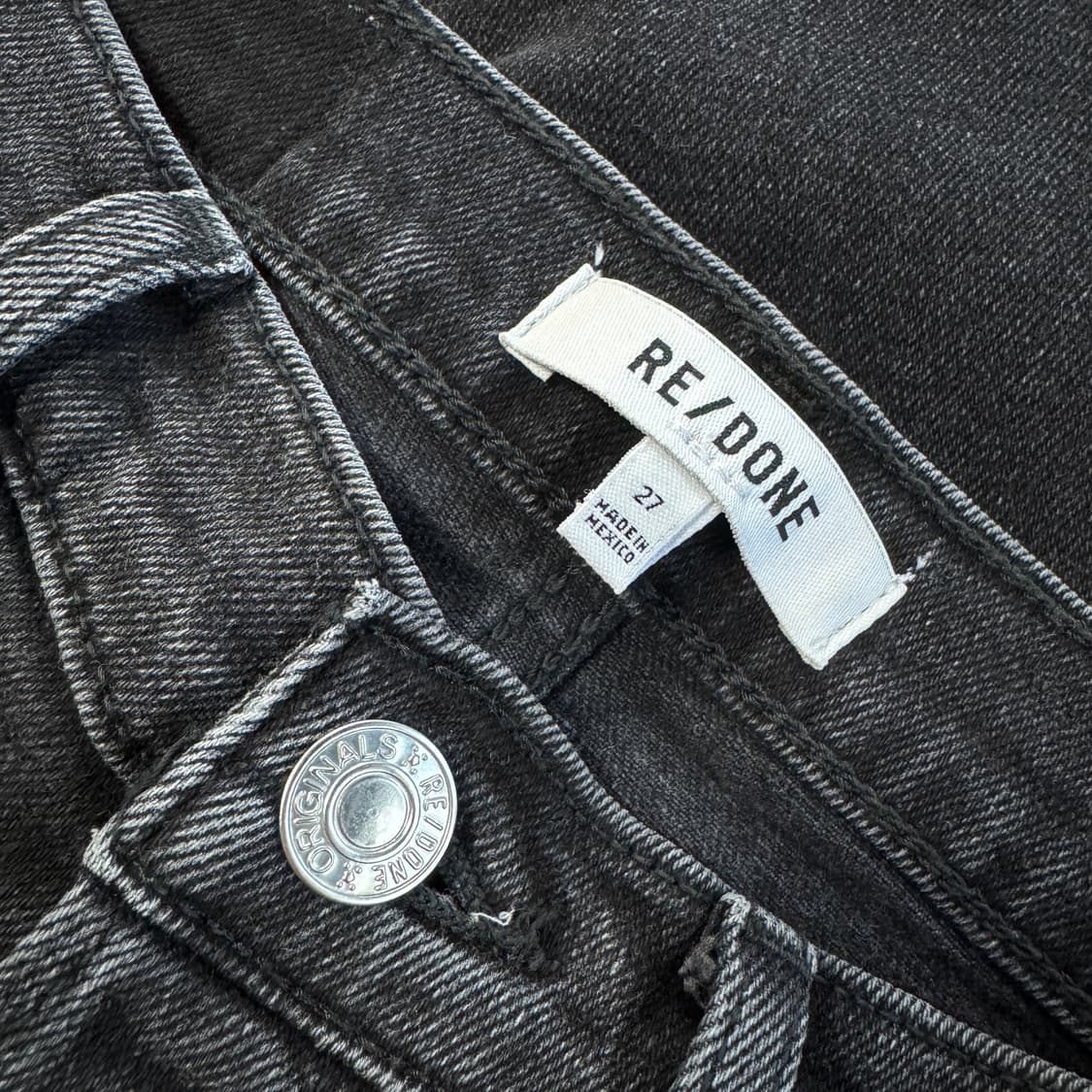 리던 23 스토브파이프 블랙 진 (27) 상품이미지4