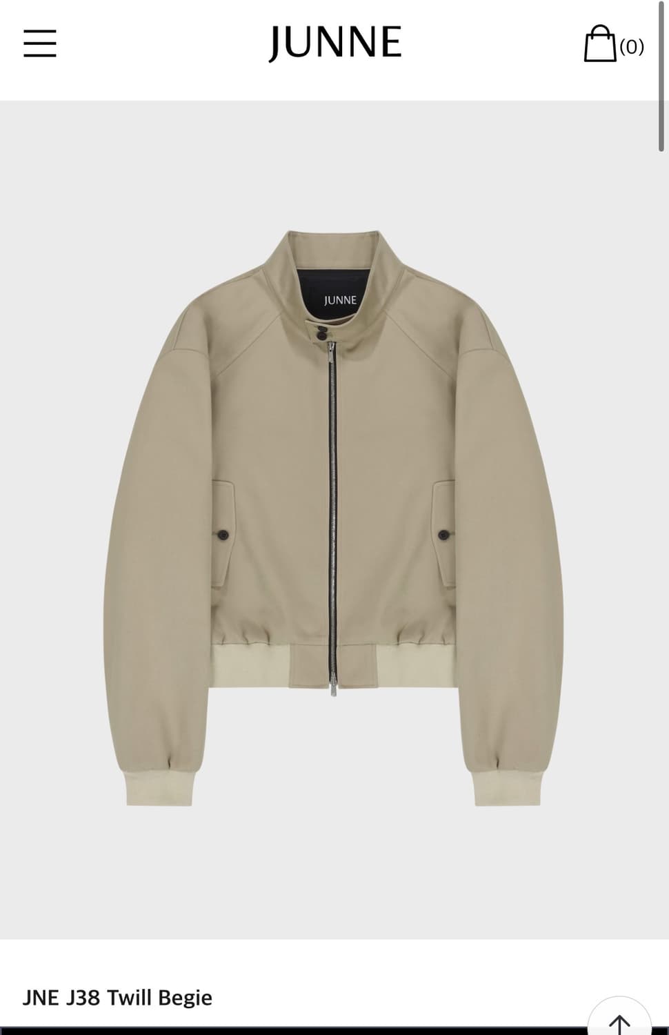 준느 바라쿠타 j38 베이지 m 상품이미지1