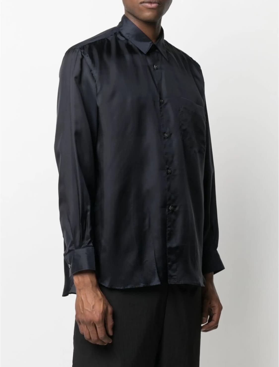 꼼데가르송 comme des garcons 큐프라 셔츠 블랙 XL 상품이미지2