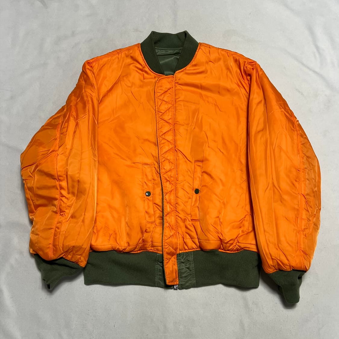 3XL 알파인더스트리 리버시블 ma-1 항공자켓 상품이미지4