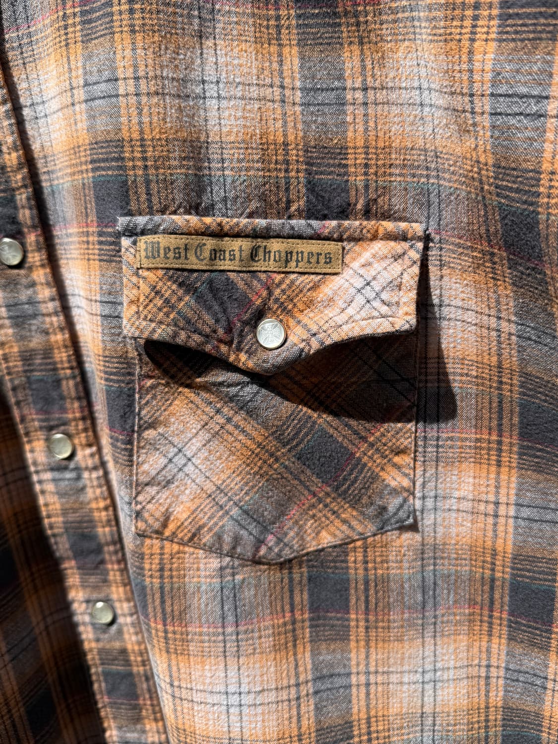 웨스트코스트차퍼스 90s 플란넬 플레이드 웨스턴 셔츠 상품이미지3