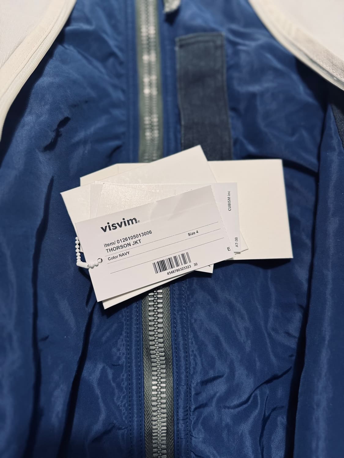 비즈빔 26ss 토르손 네이비 4사이즈 상품이미지4