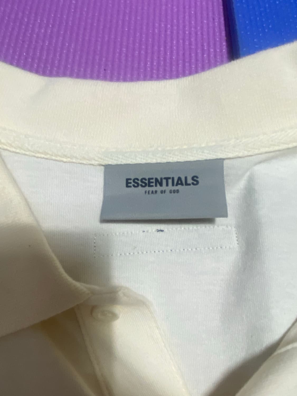 에센셜 숏슬리브 폴로크림 -21ss (L사이즈) 상품이미지4