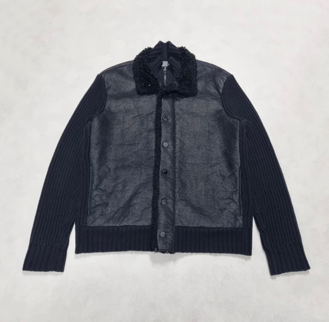 아르마니 익스체인지 무스탕 니트 자켓 -L 상품이미지1