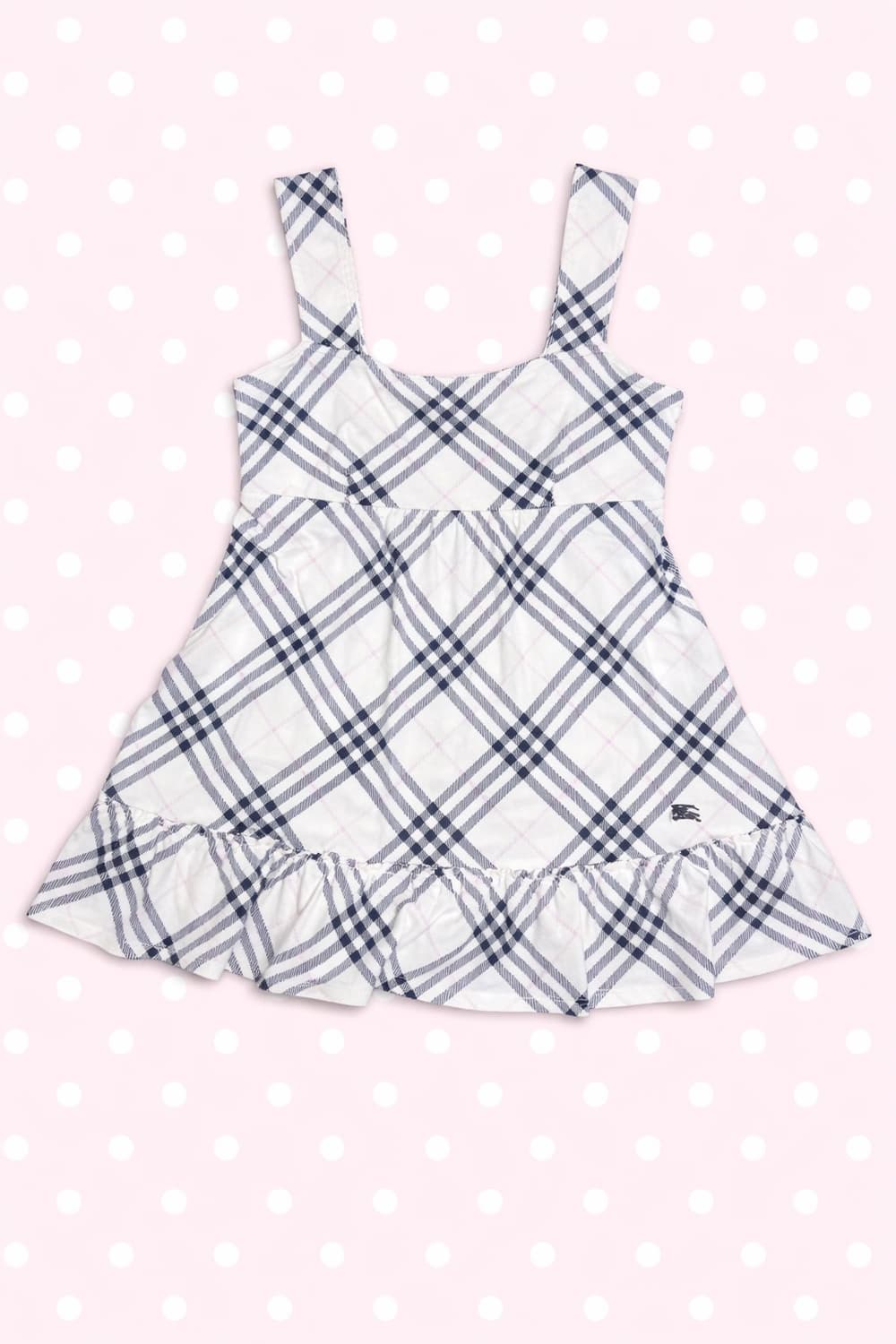 버버리 블루라벨 히메갸루 핑크 프릴 슬리브리스 상품이미지1