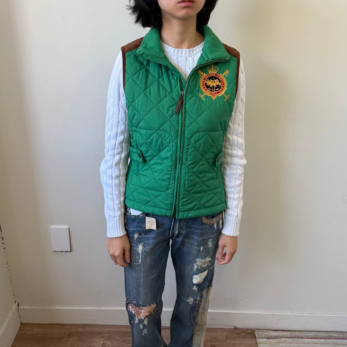 폴로 퀄팅 베스트 자켓 상품이미지2