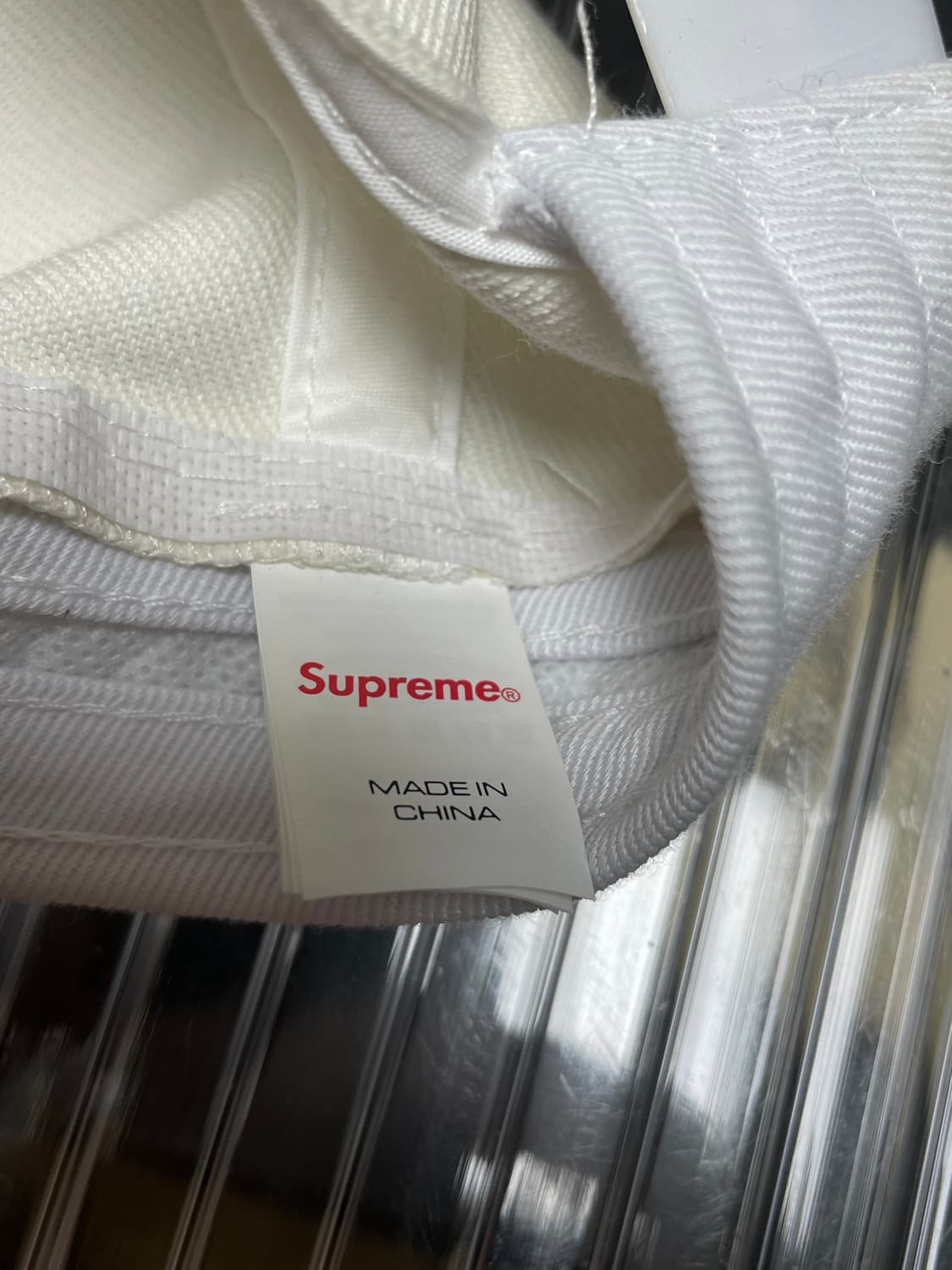  Supreme 슈프림 화이트 볼캡 24SS 상품이미지4