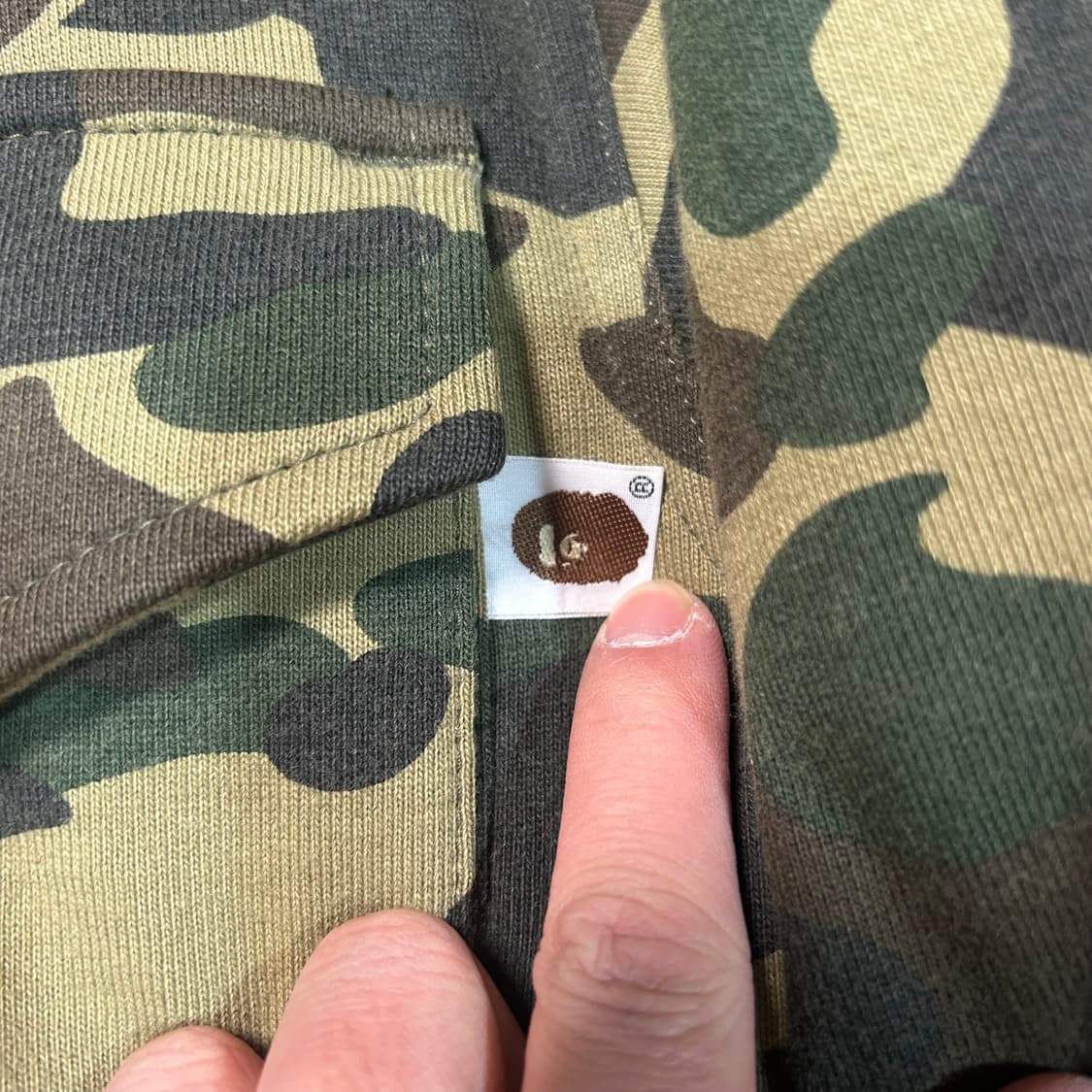 [L] 90s 베이프 녹계 M-65 자켓 상품이미지4