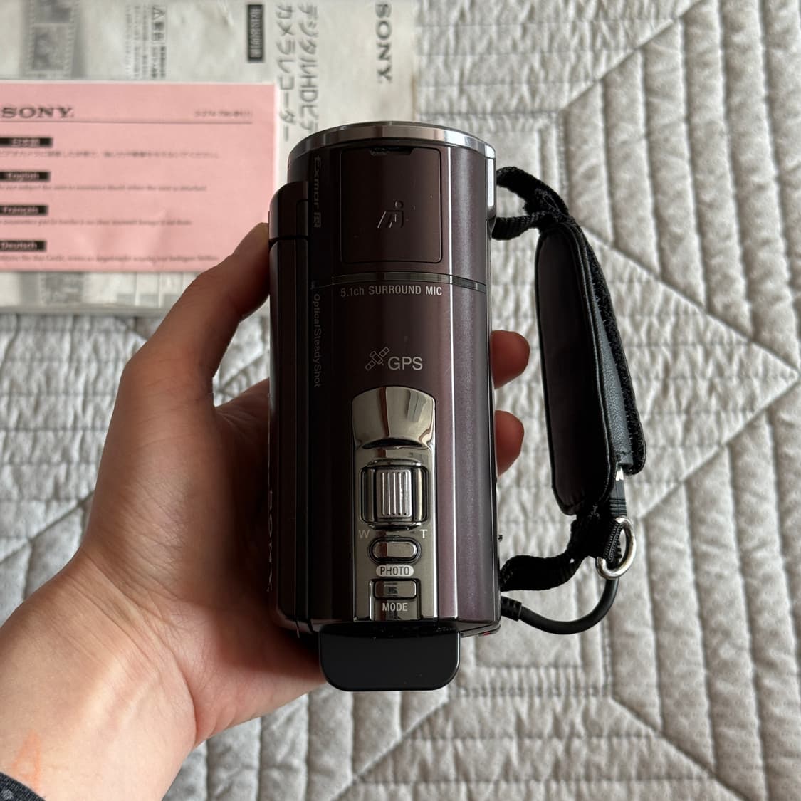 풀구성 SONY HDR-CX590V 소니캠코더 소니 빈티지캠코더 디카 상품이미지3