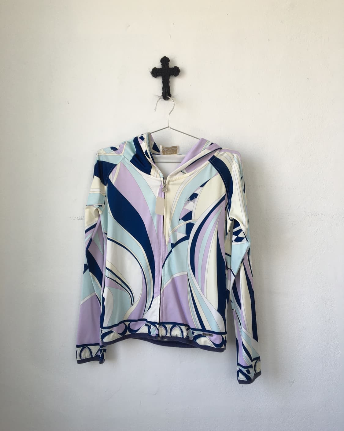 Pattern hood zip up 상품이미지1
