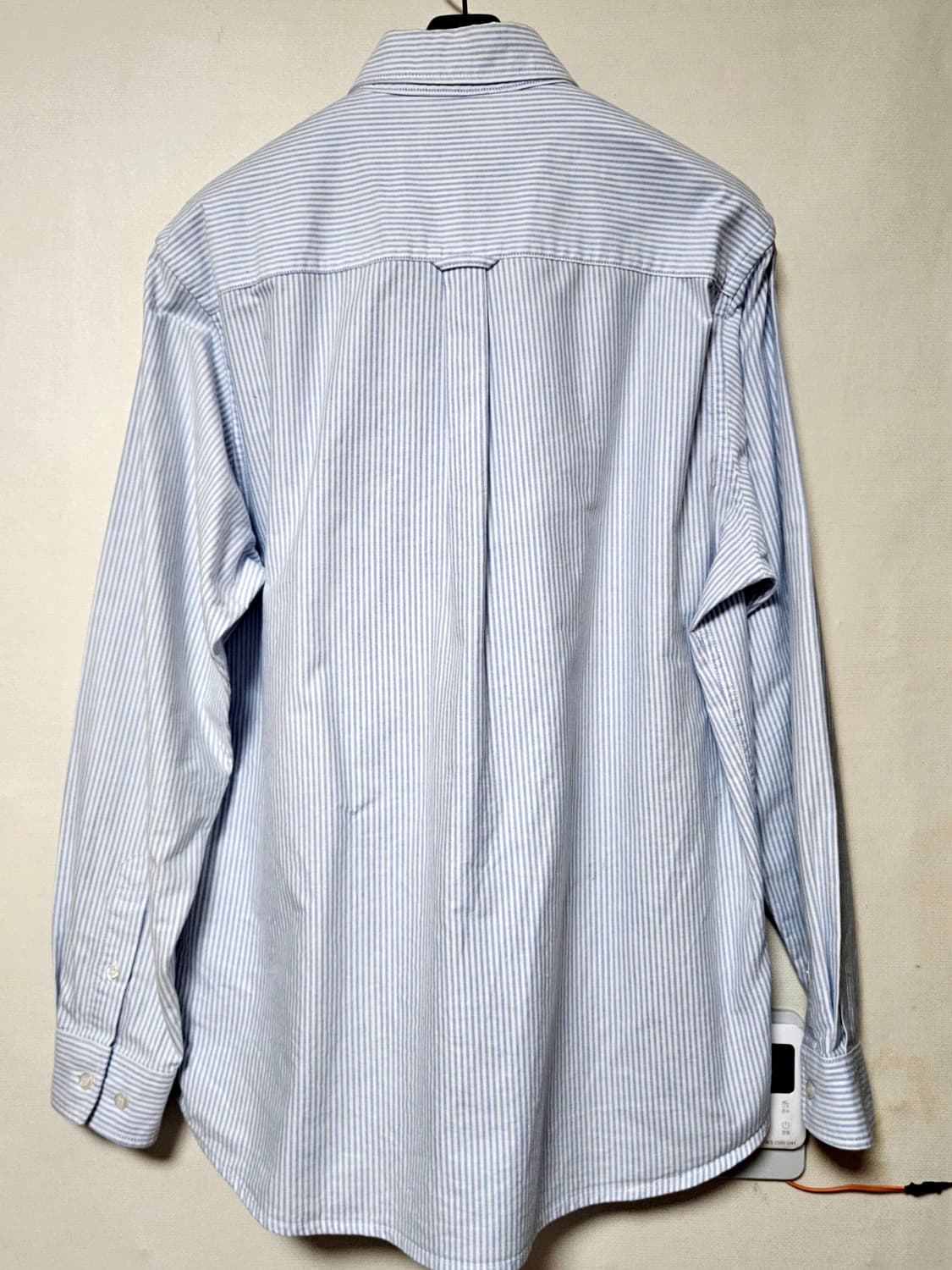 (SS22) T-Logo Oxford Shirt Blue 상품이미지2
