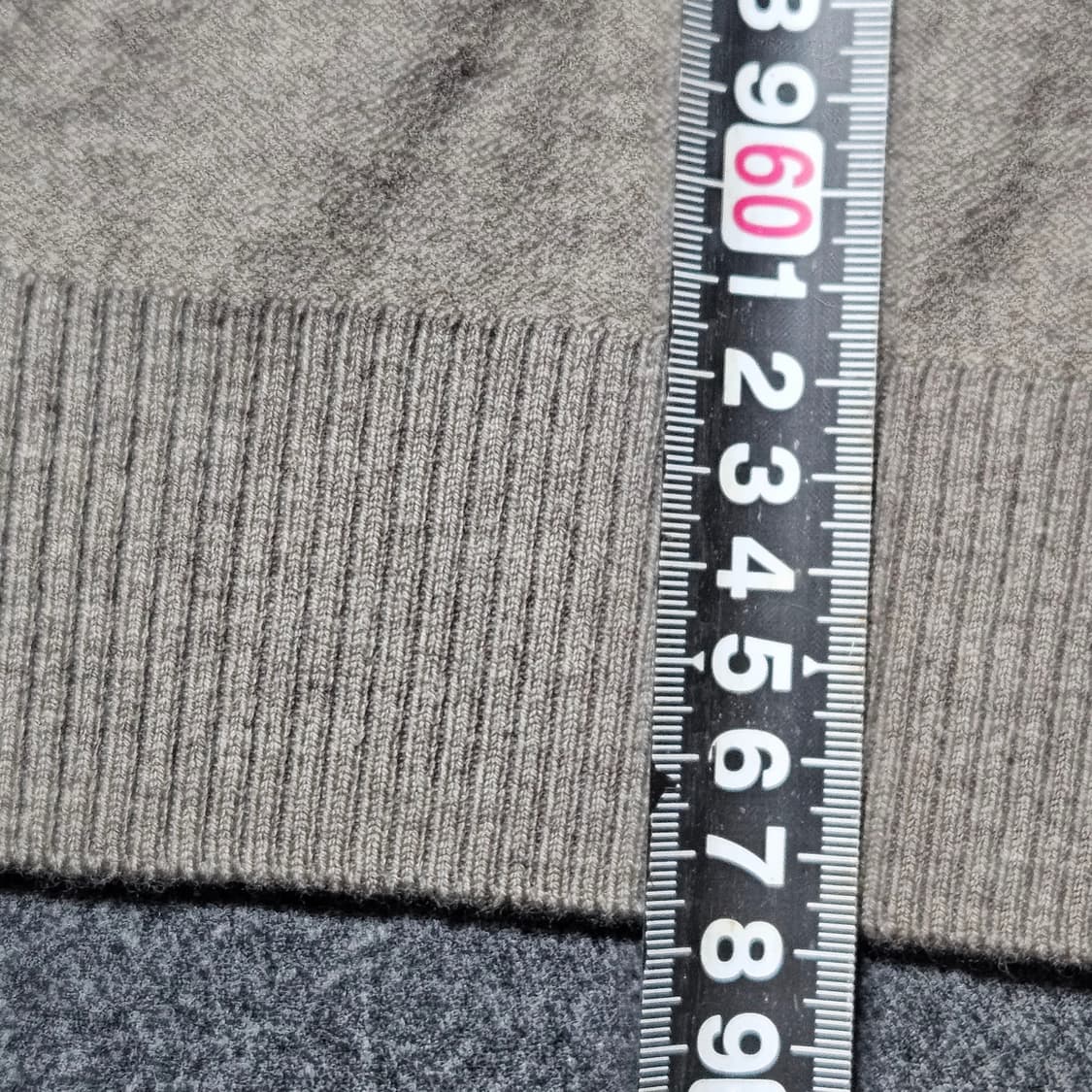 인디안 반집업 니트 105 실측 100 상품이미지9