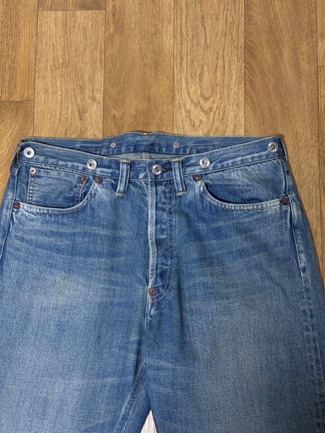 [32x30]아프레쎄 26ss No2 워시드 데님 인디고(AP-4008) 상품이미지4