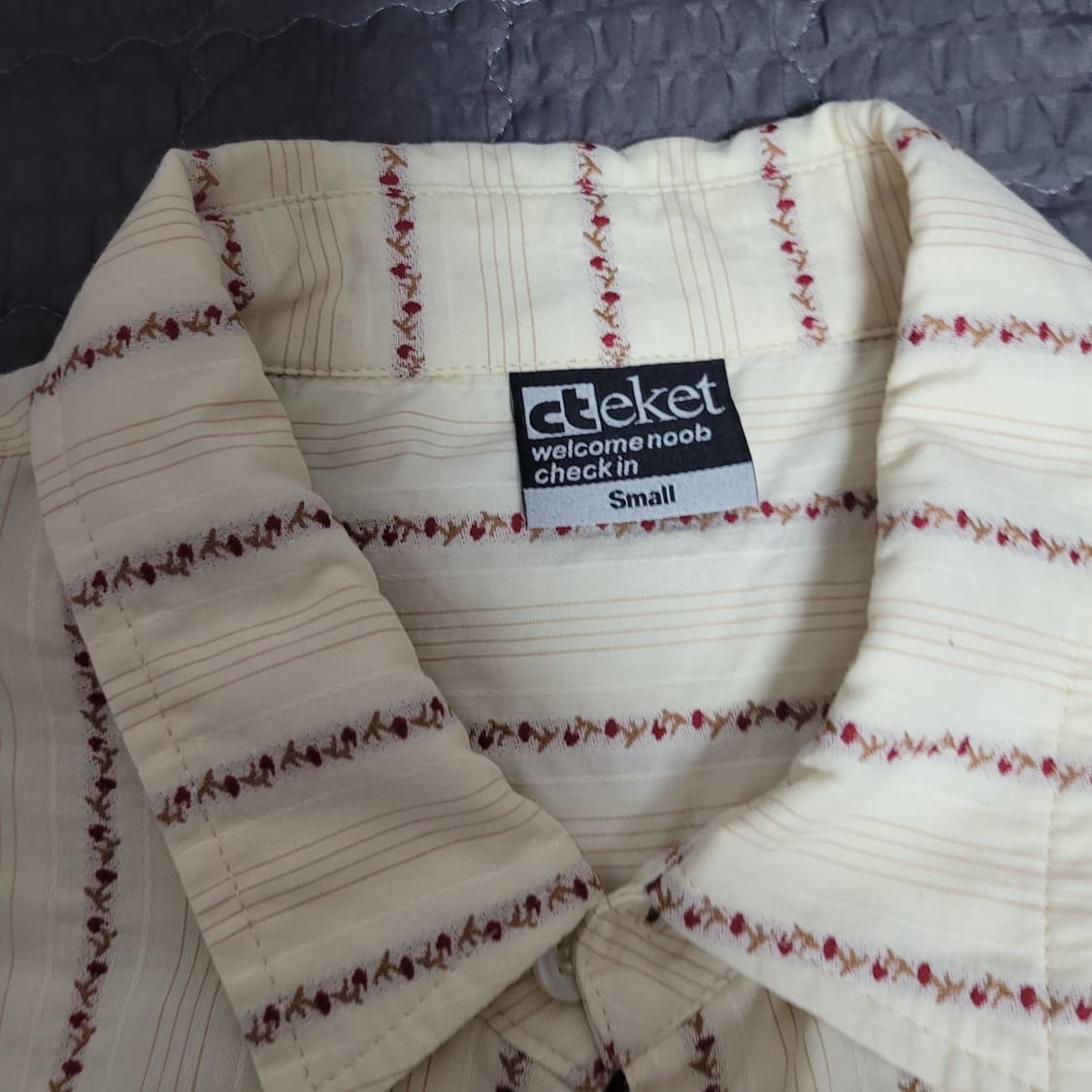 Teket 테켓 스트라이프 셔츠 상품이미지3